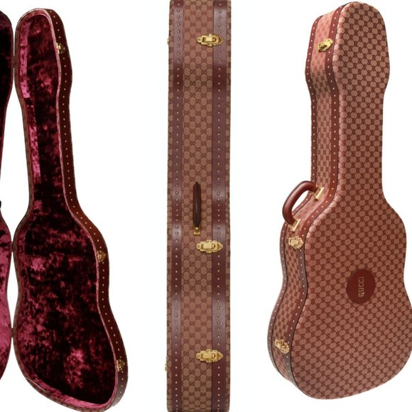 Gucci Other - 🥳HOST PICK 🥳💕Gucci Collectors GG Original Canvas Monogram Guitar Travel Case